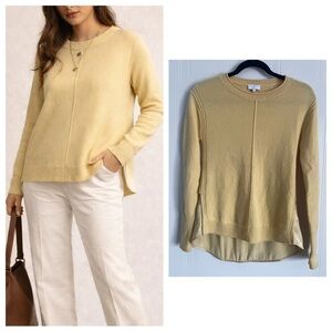 Escada Cashmere Wool Sweater Yellow XS